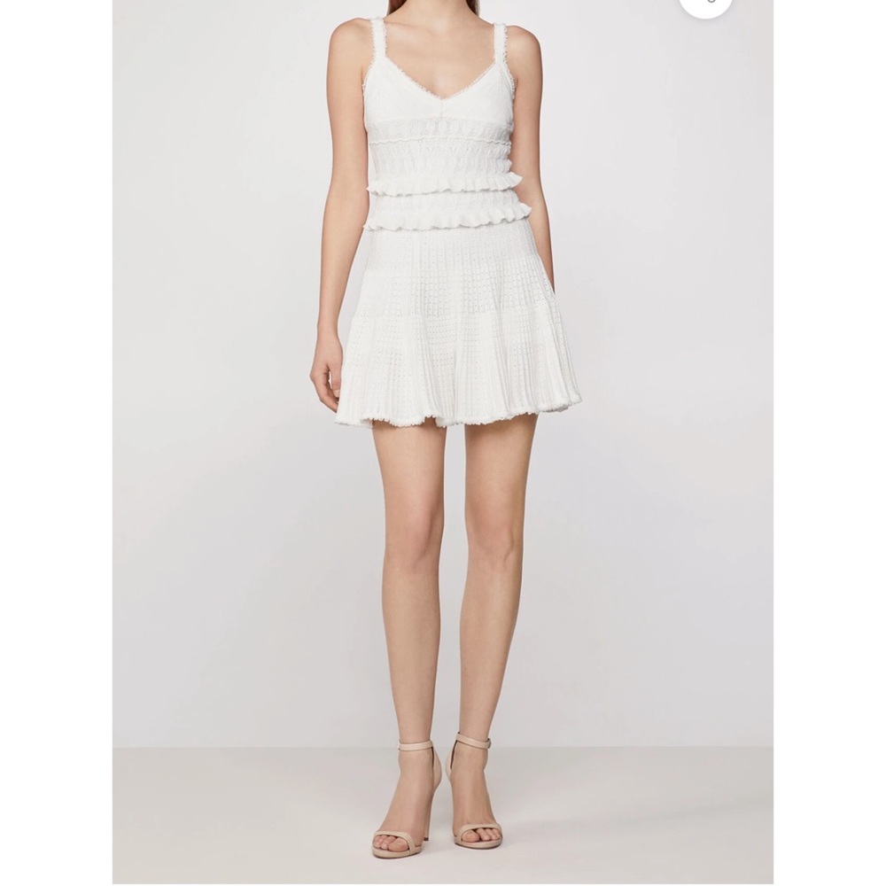 Pointelle Mini Dress